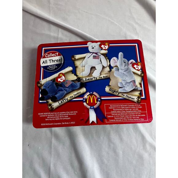 Libearty the bear ty beanie baby McDonald’s 2000 vintage collectible - Picture 3 of 4